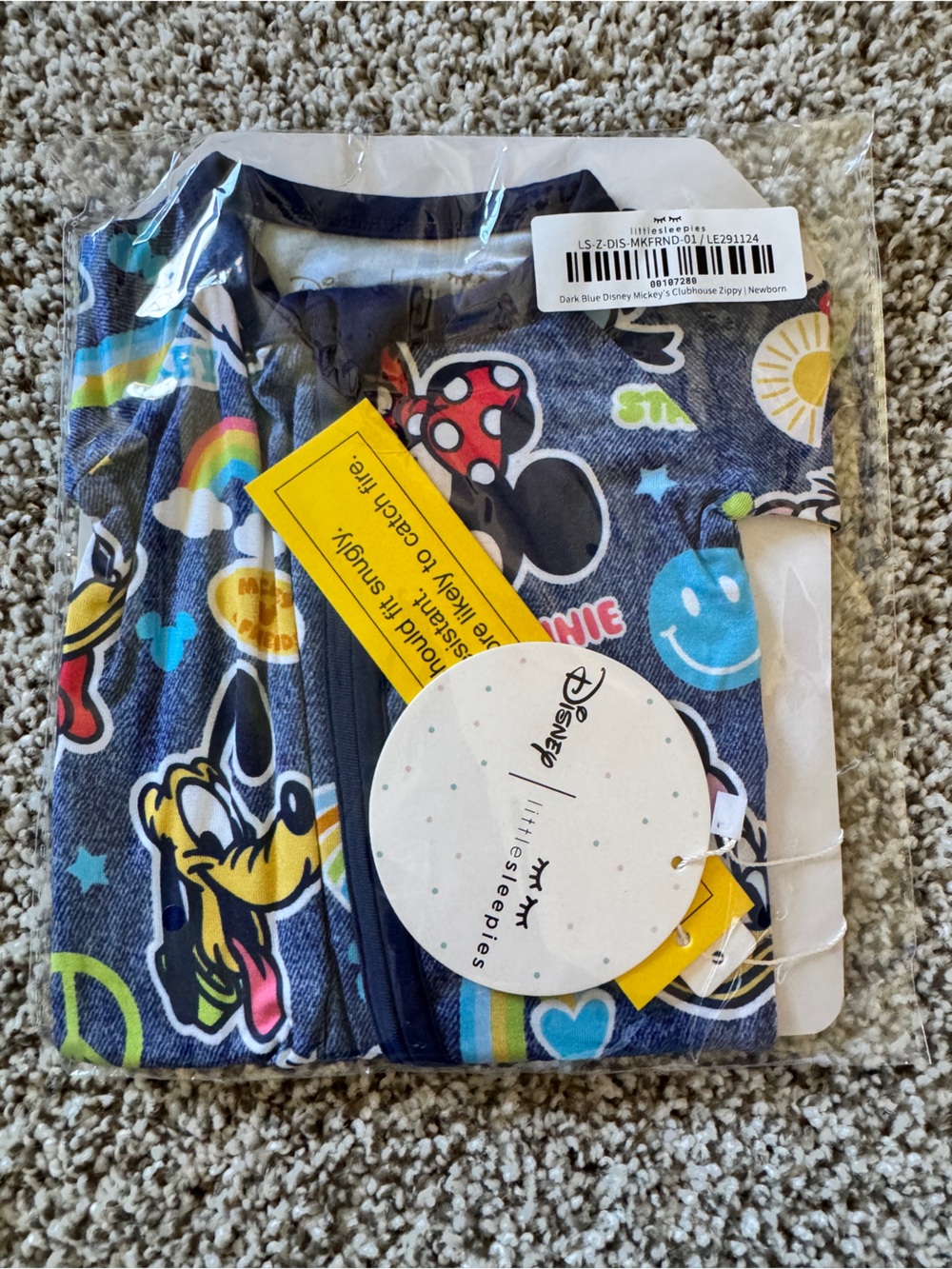 Little Sleepies Mickey Clubhouse Zippy